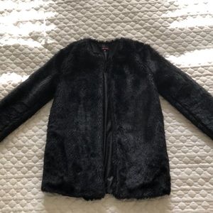 Faux fur coat